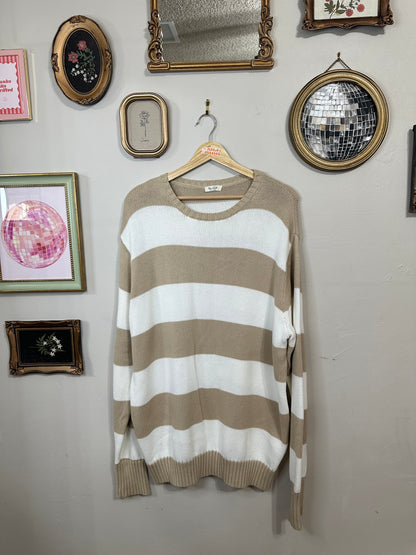 XL/1x Striped Sweater