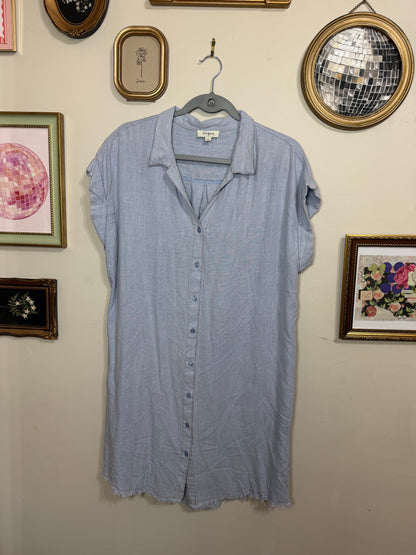 Large Chambray Dress w/ fringe