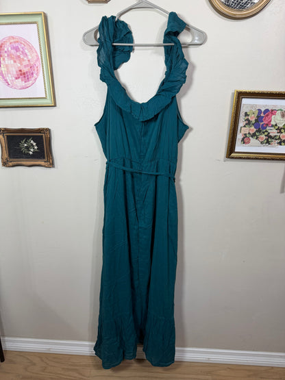 XXL Teal Cami Maxi Dress