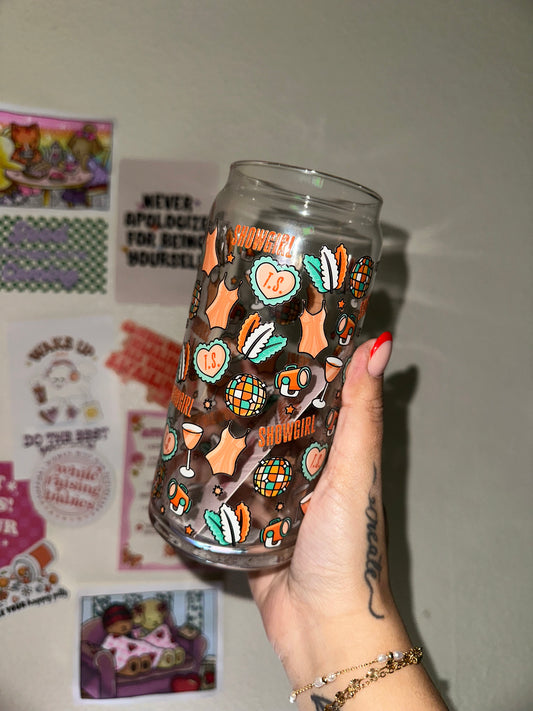 Showgirl 20oz Glass Cup