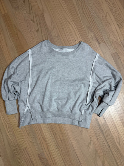 Large Grey Oversized Sweater *FP Dupe