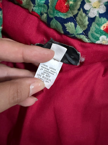 Medium Strawberry Print Robe