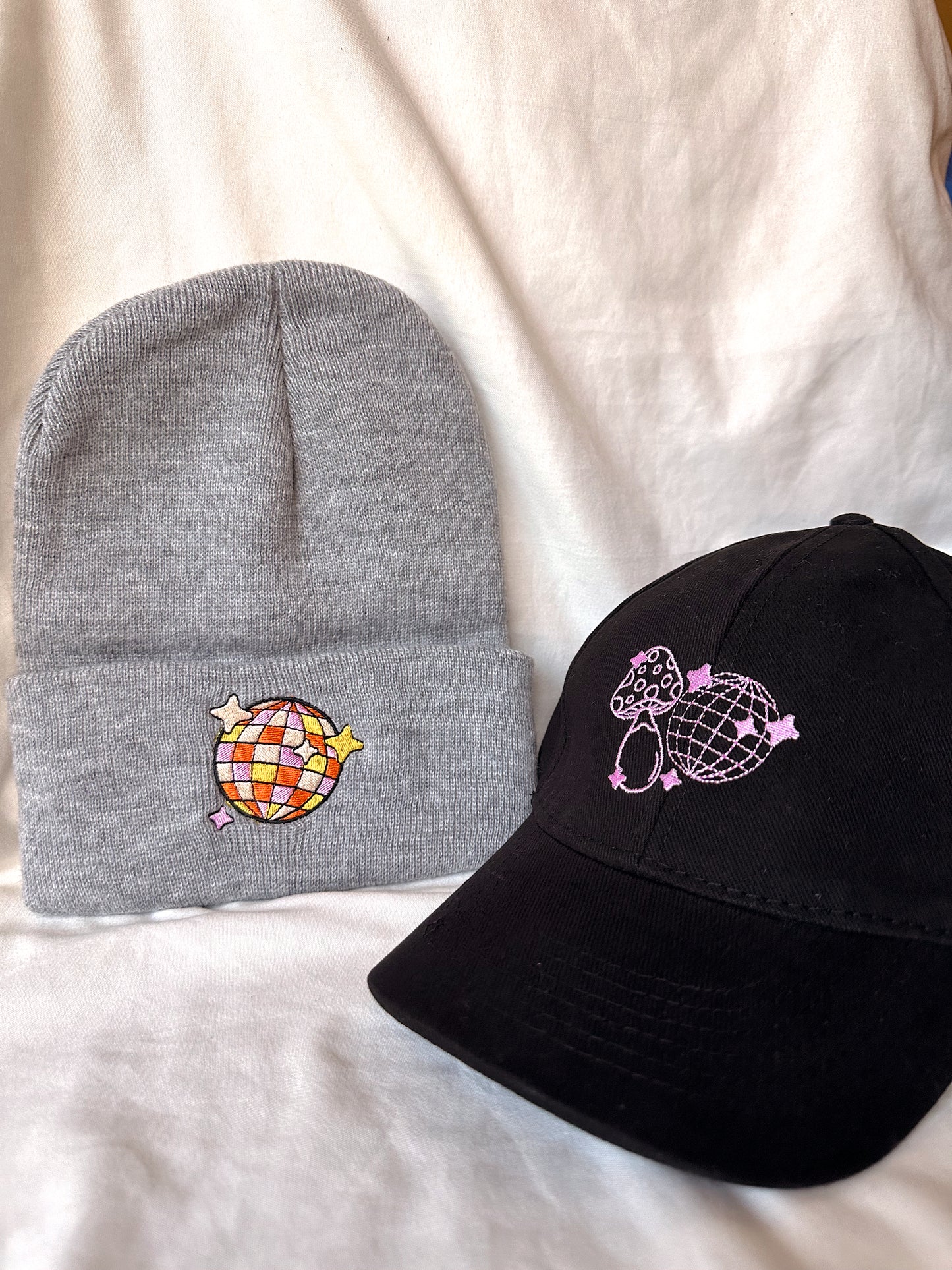 Disco Mushie Embroidered Cap