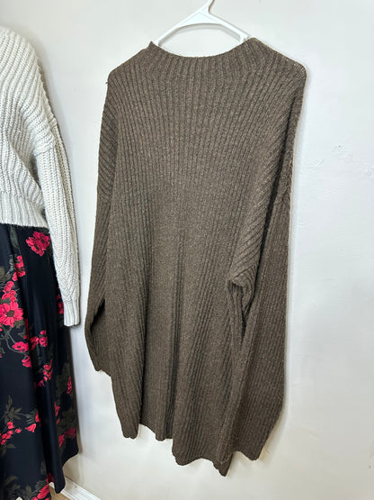 XL Brown Sweater Dress