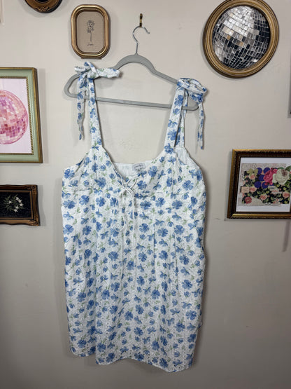 3x NWOT Blue Floral Dress