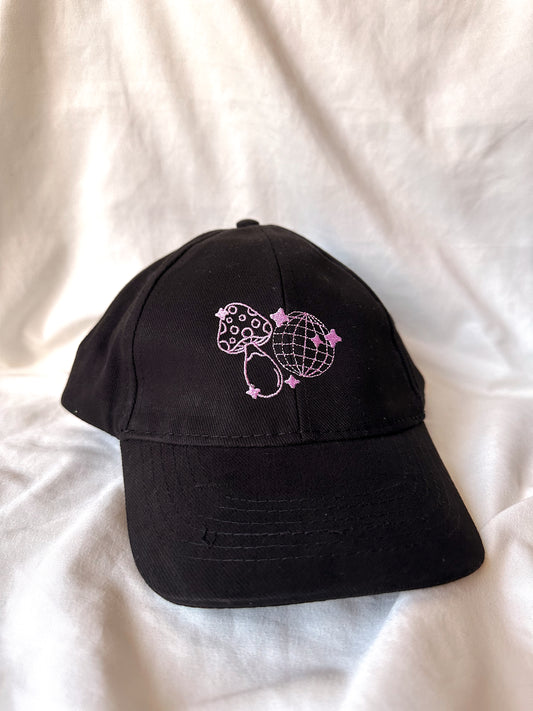 Disco Mushie Embroidered Cap