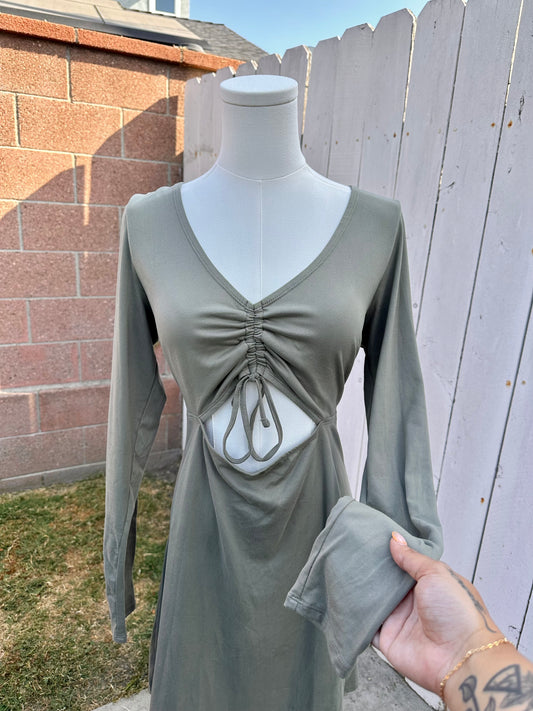 NWT XL Green Long Sleeve Dress