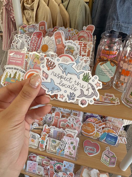 Respect The Locals Sticker