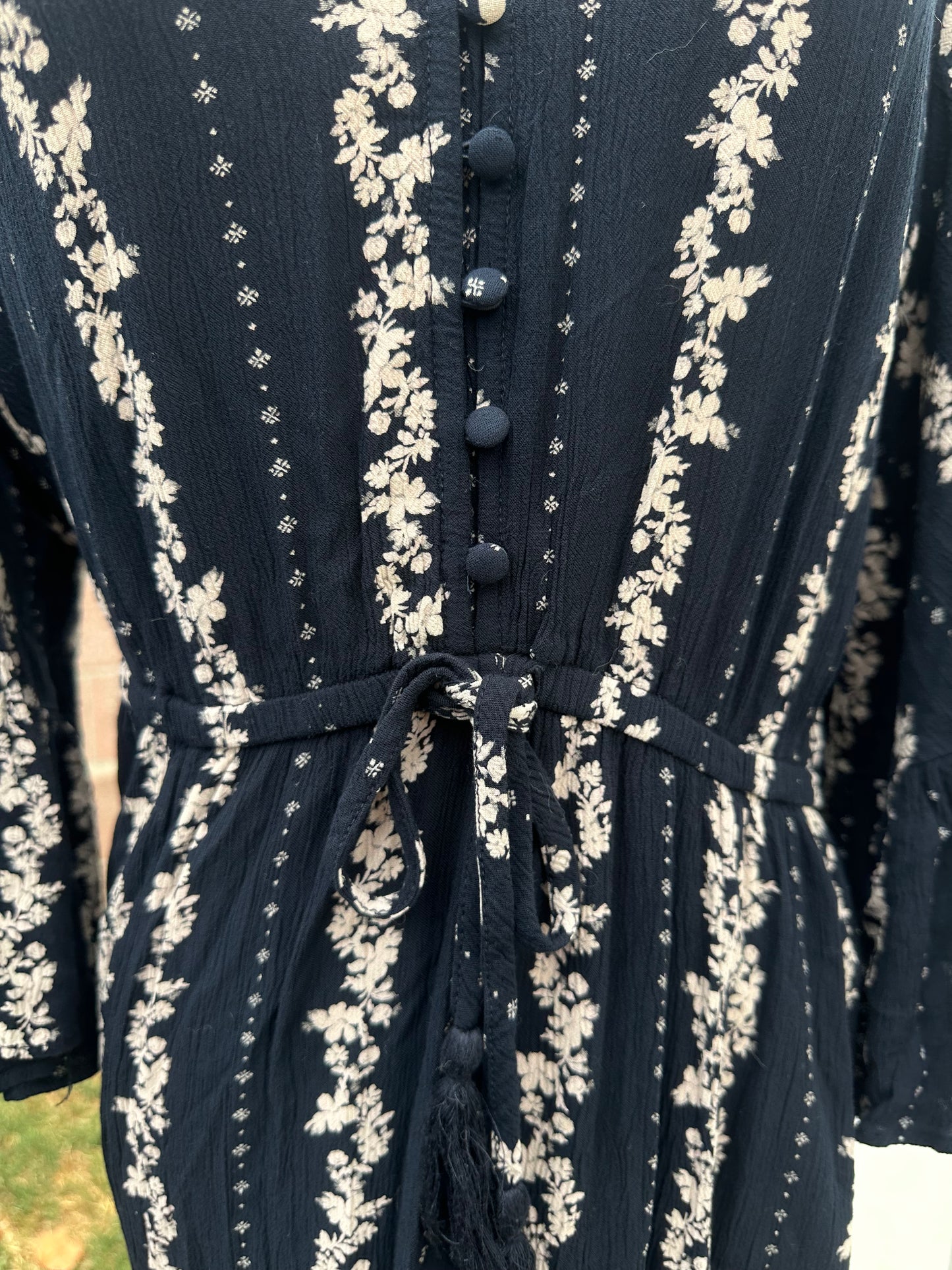 Large Navy Maxi Dress