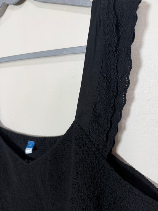 4x NWT Black Peplum Tank Top
