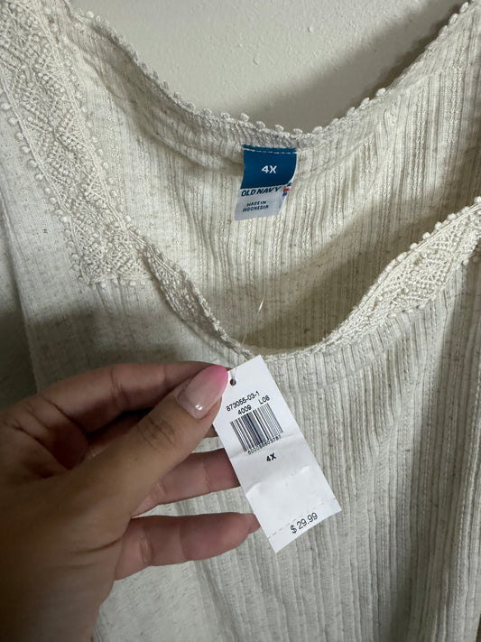 4x NWT Cream Square Neck Top