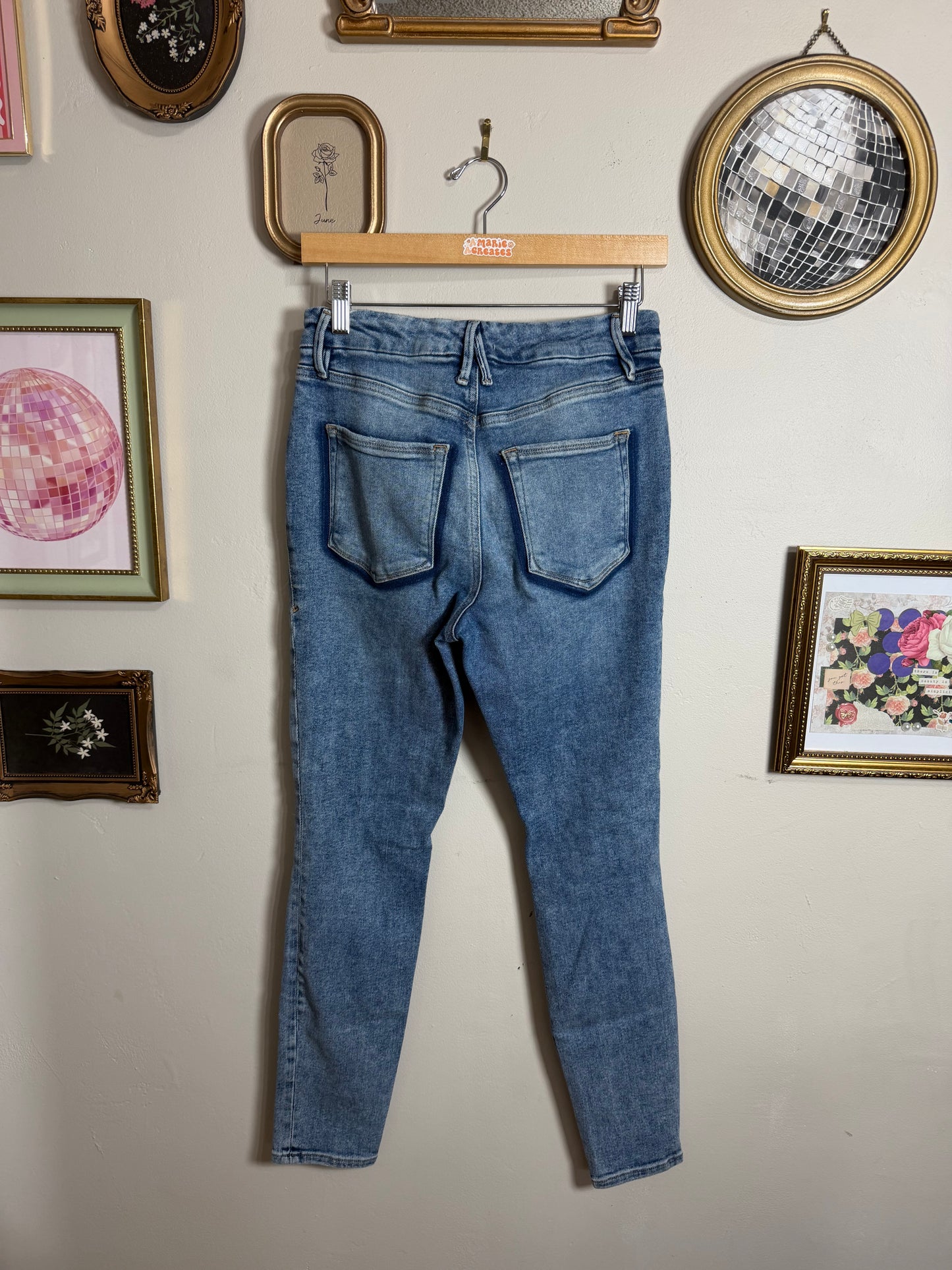 Size 10/30 Ripped Skinny Jeans *see pics for tears