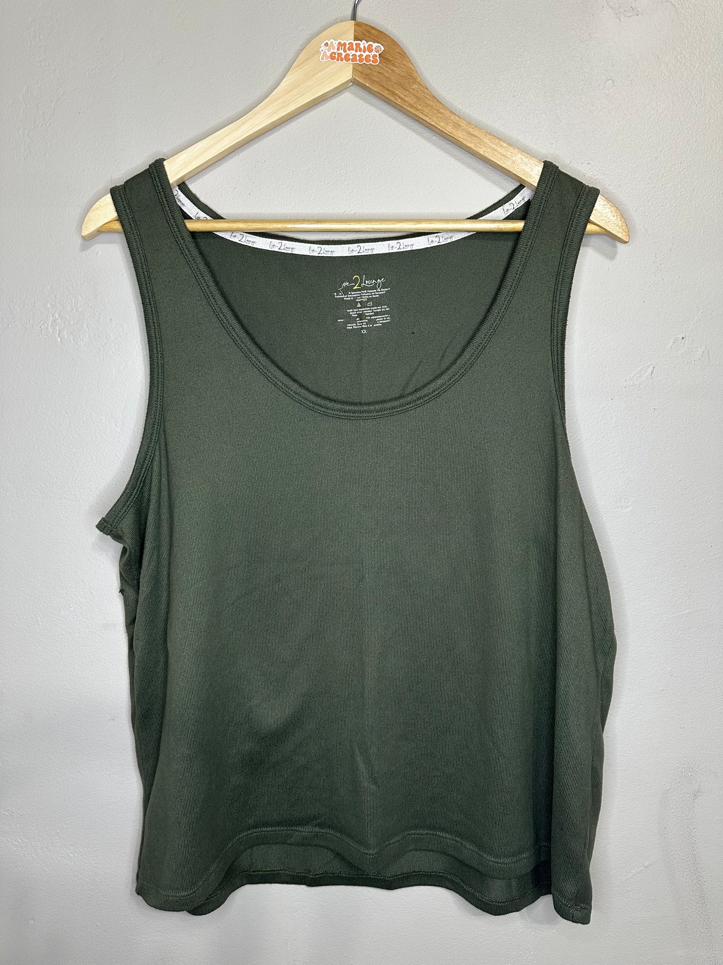 XL/XXL Green Basic Tank