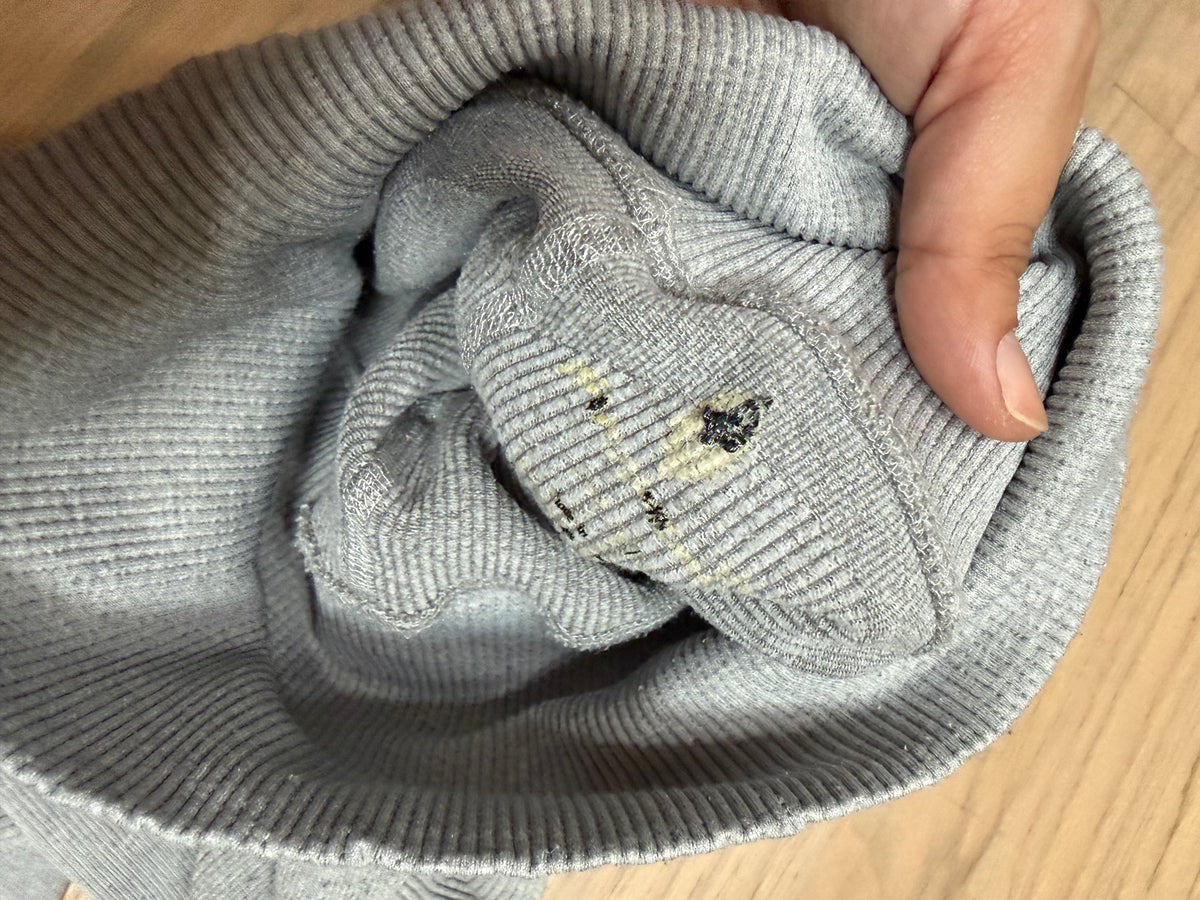 XXS/XS Gray Ribbed Leggings