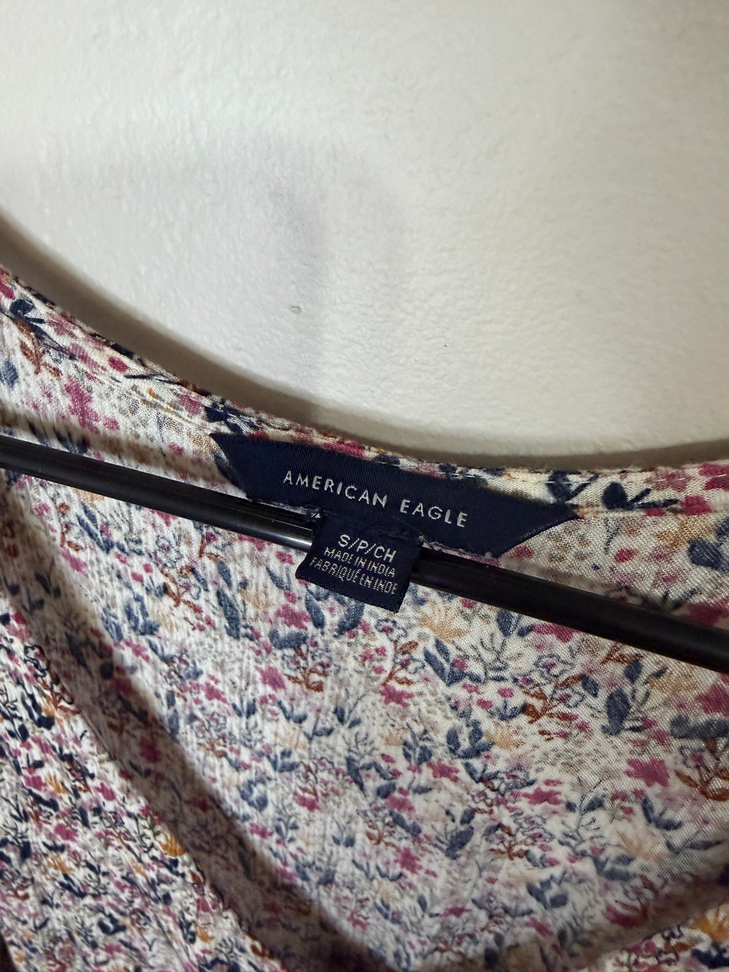 Small Floral Tiered Midi Dress