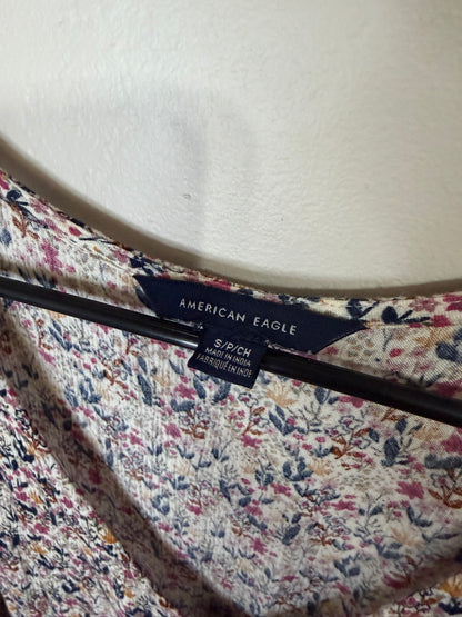 Small Floral Tiered Midi Dress