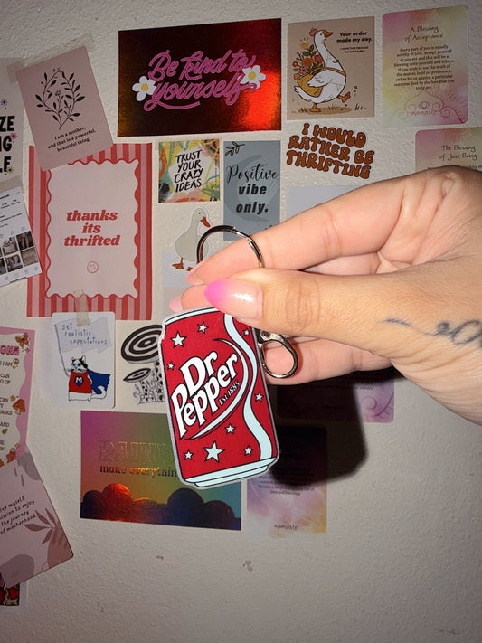 Dr Pepper Keychain