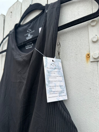 NWT XL Black Bodysuit