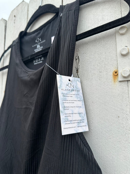 NWT XL Black Bodysuit