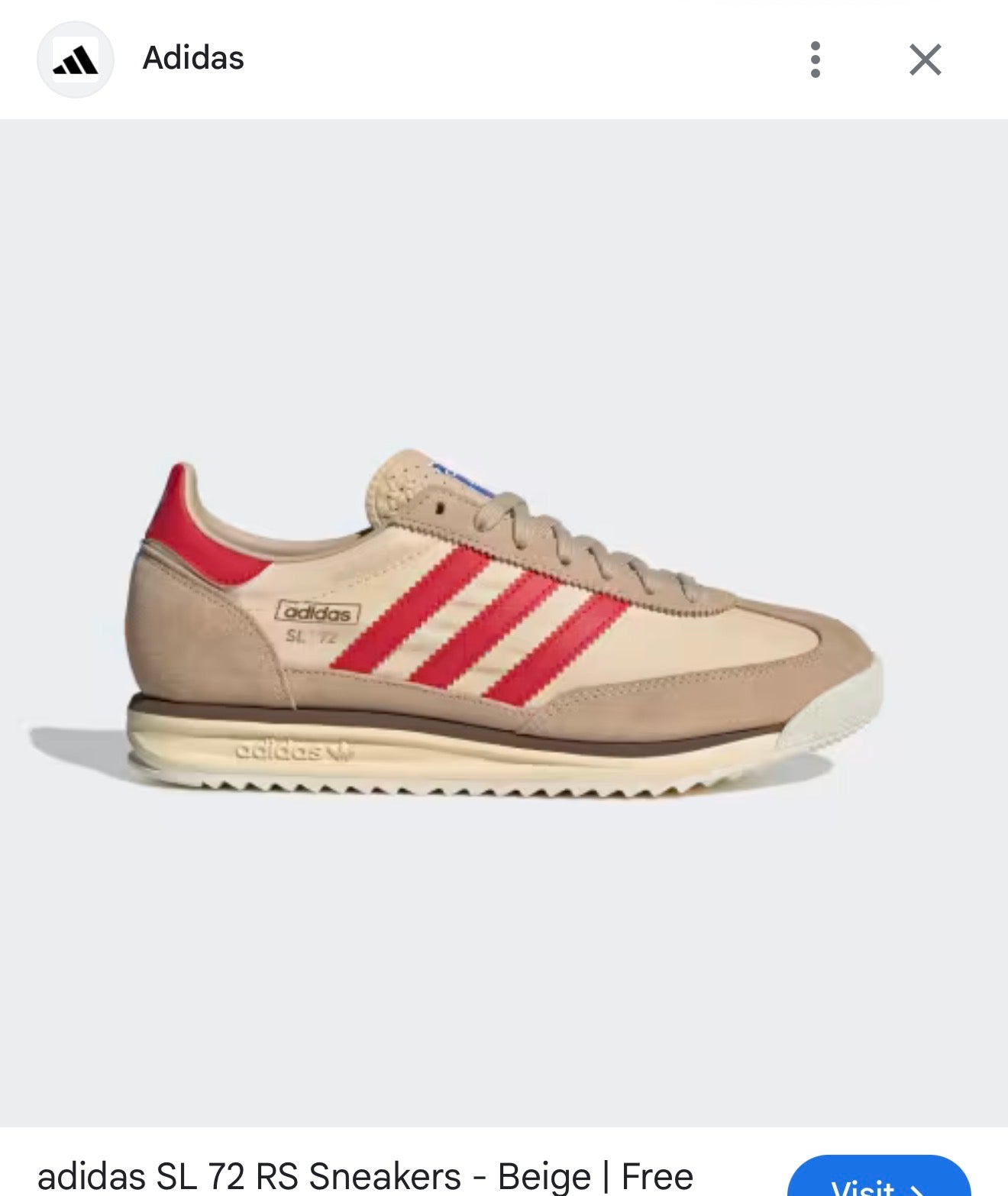 Size 8.5 Adidas NWT SL 72 RS Shoes