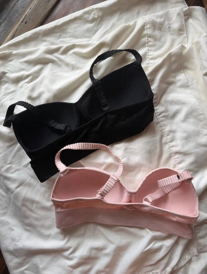 Large NWOT Pink & Black Bra Bundle