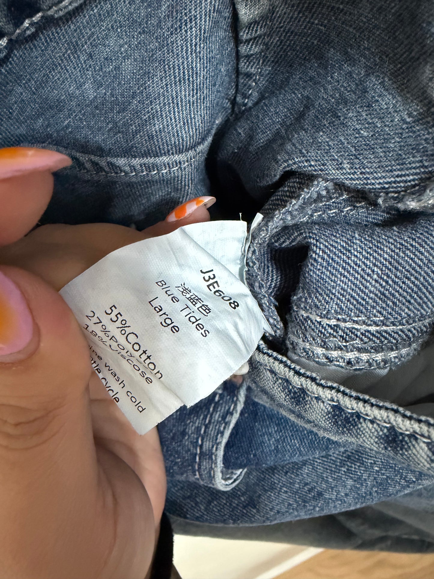 Large Medium Wash Barrel Jeans