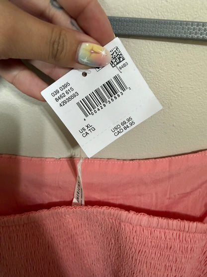 XL NWT Peachy Pink Maxi Dress