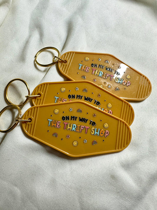 On My Way To The Thrift Store Keychain