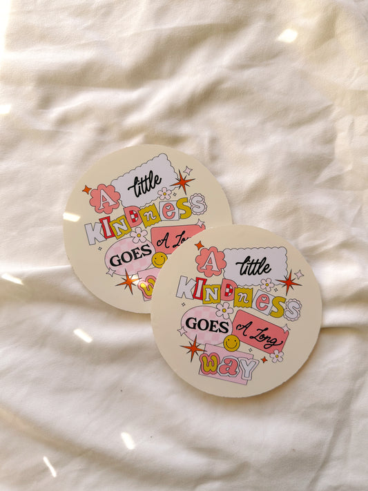 A Little Kindness Goes A Long Way | SET OF 2 | Coasters