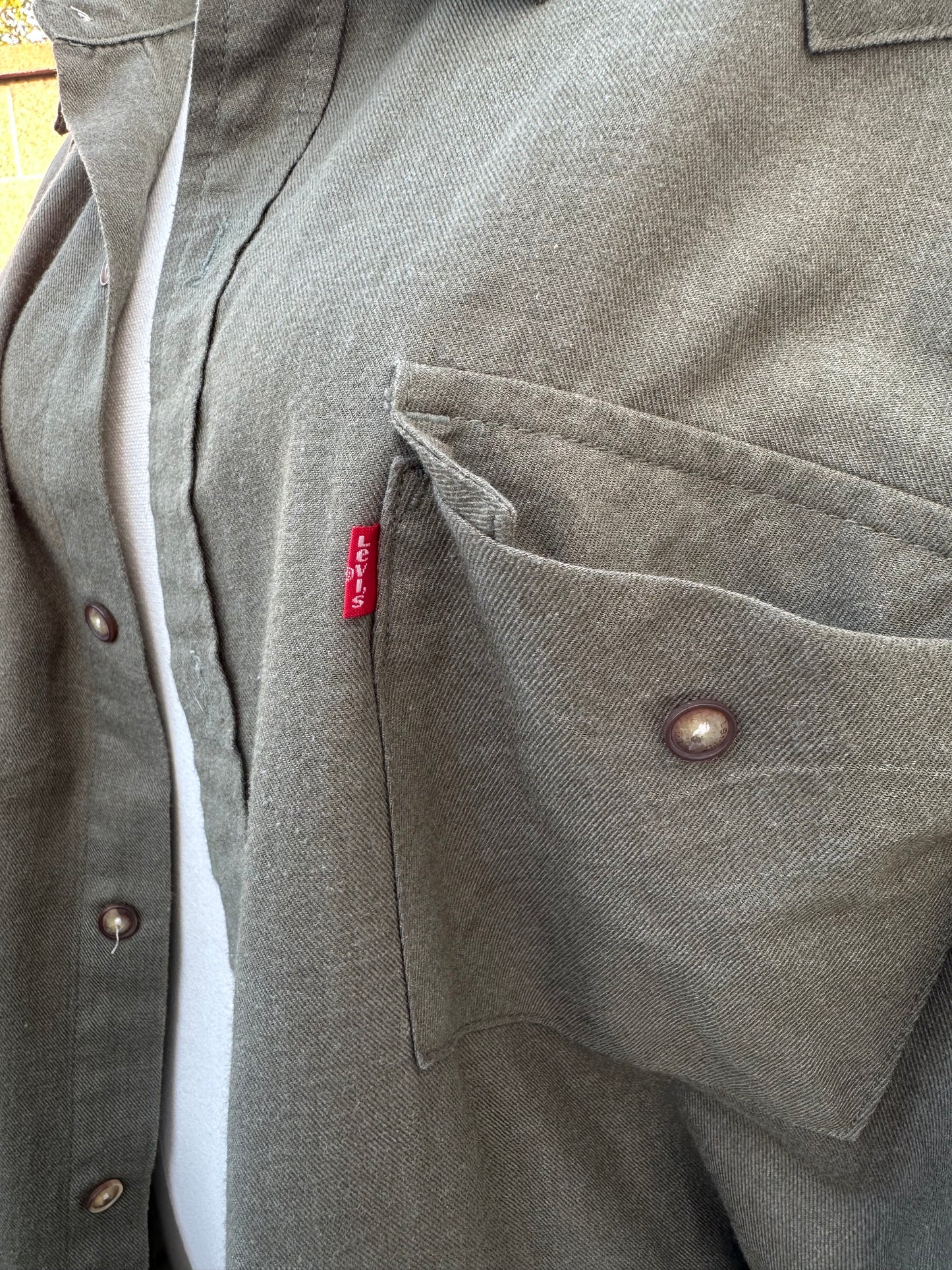 XL Green Long Sleeve Button Up