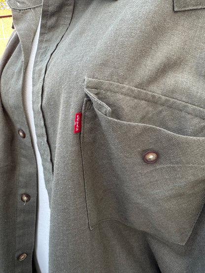 XL Green Long Sleeve Button Up