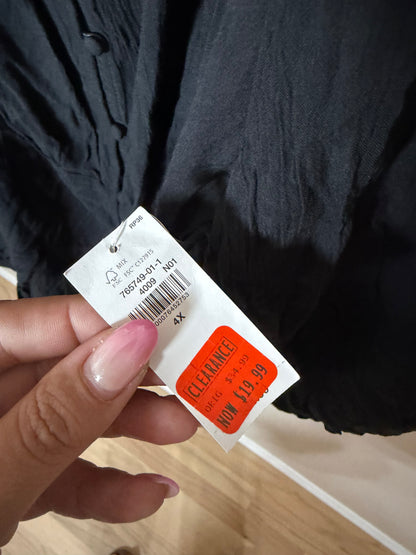 4x NWT Black Long Sleeve Blouse