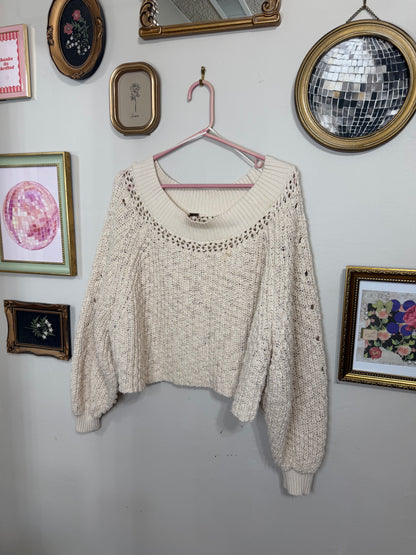 Small Pandoras Boatneck Sweater