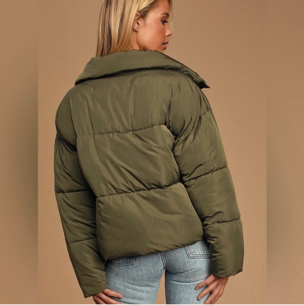 XS (up to smaller Large) Weekender Puffer Vest in Olive