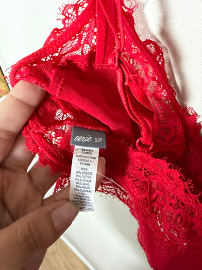 Small Red Bralette