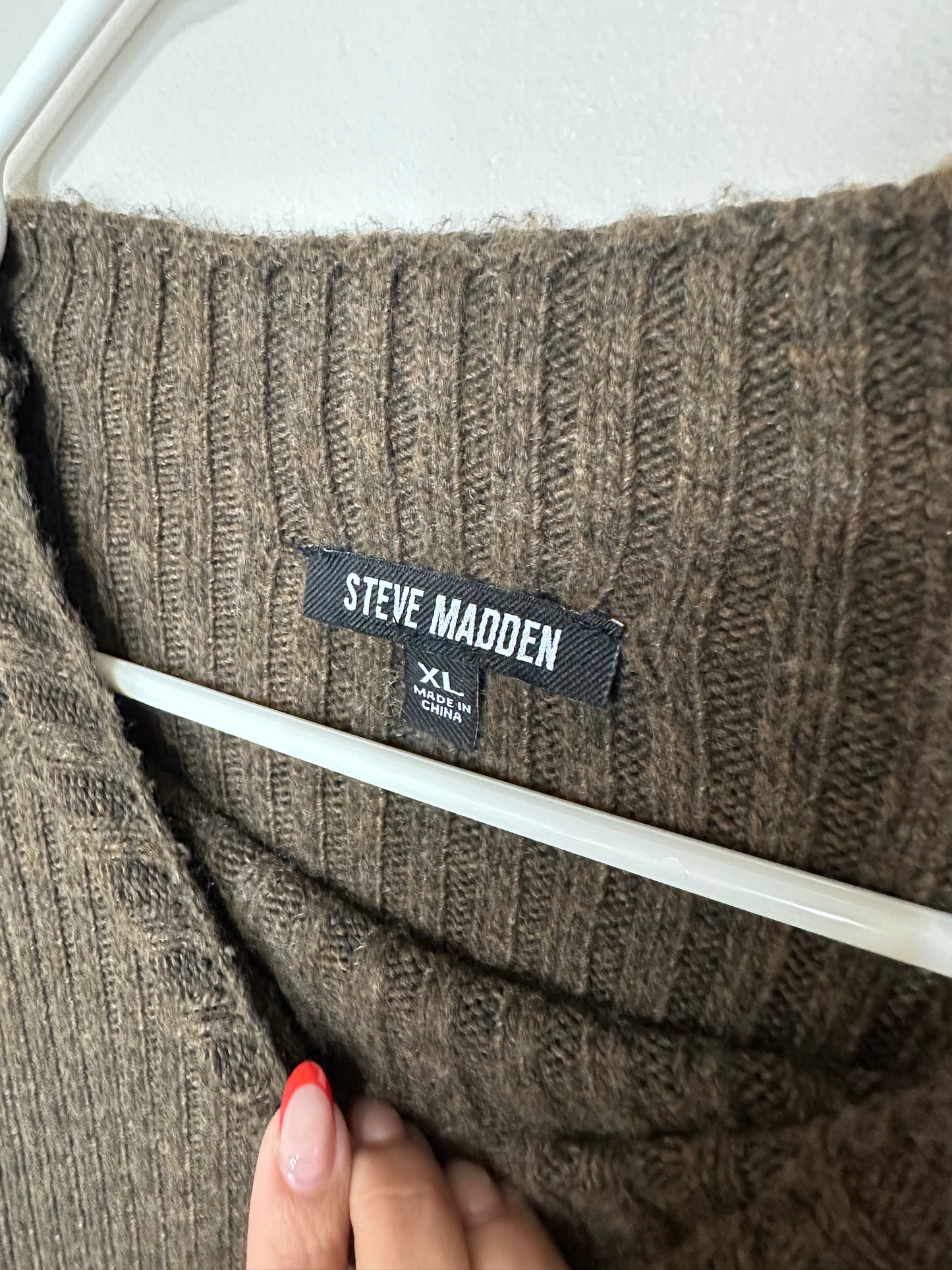 XL Brown Sweater Dress