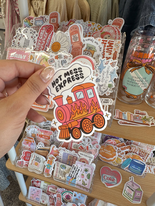 Hot Mess Express Sticker