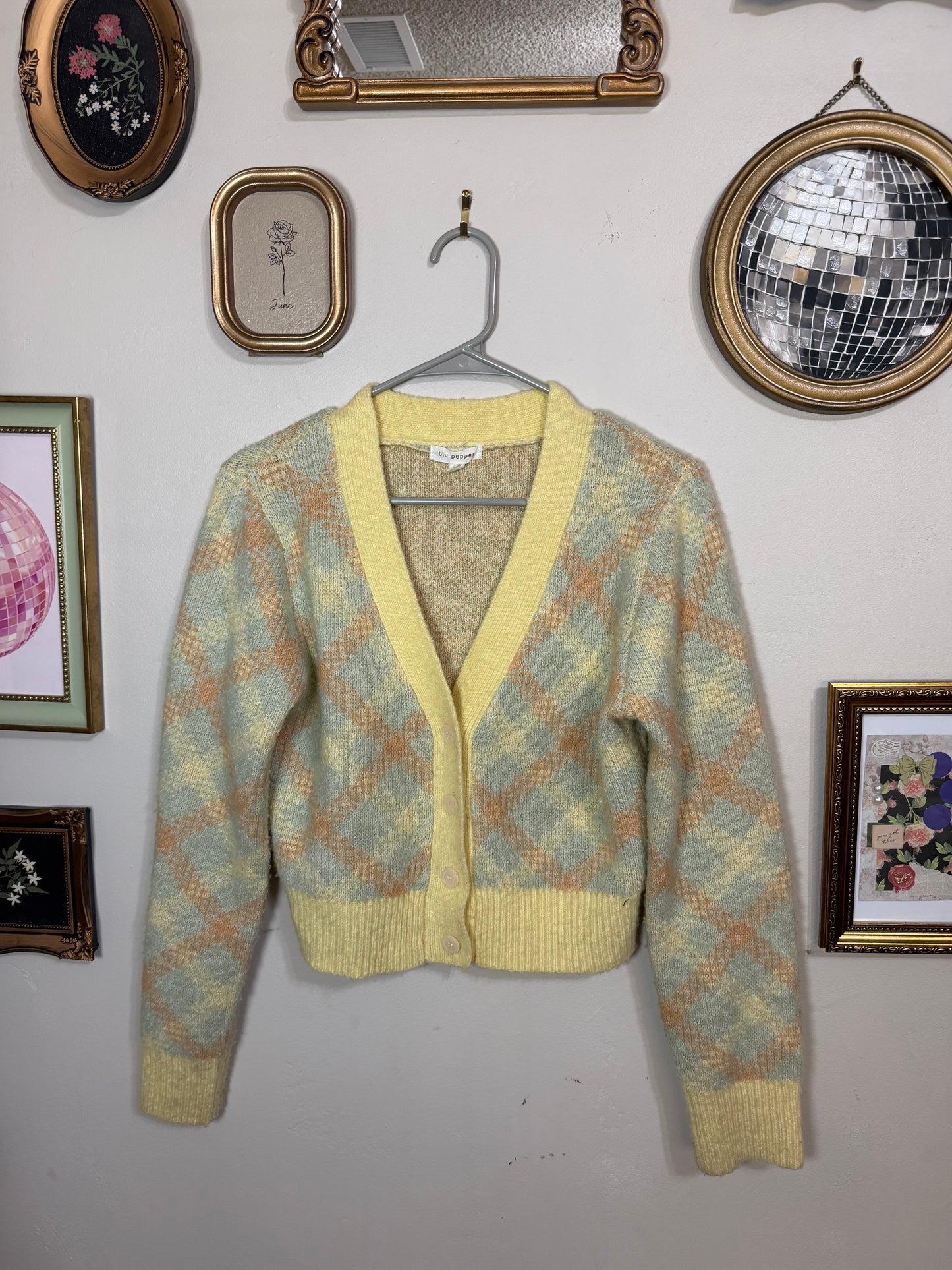 Large Clueless Vibes Cardigan