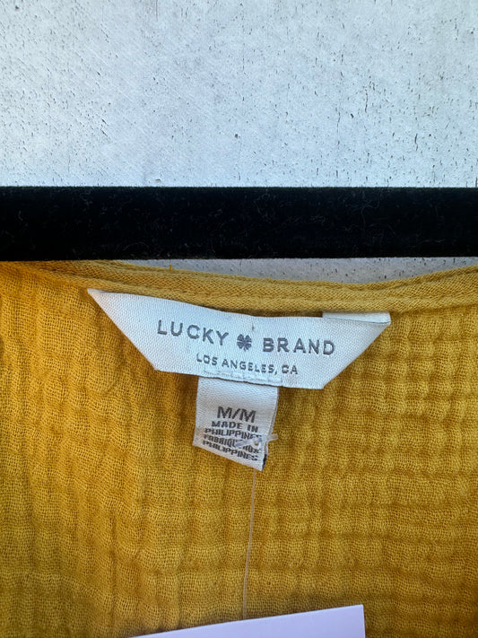 Medium Mustard Gauze Top