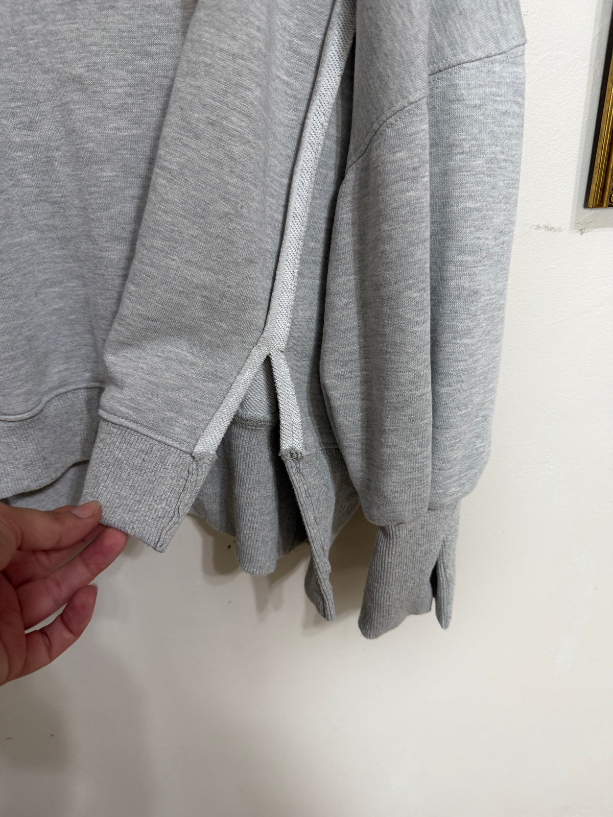 Large Grey Oversized Sweater *FP Dupe