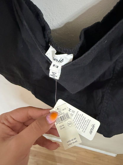 Medium NWT Black Crop Top
