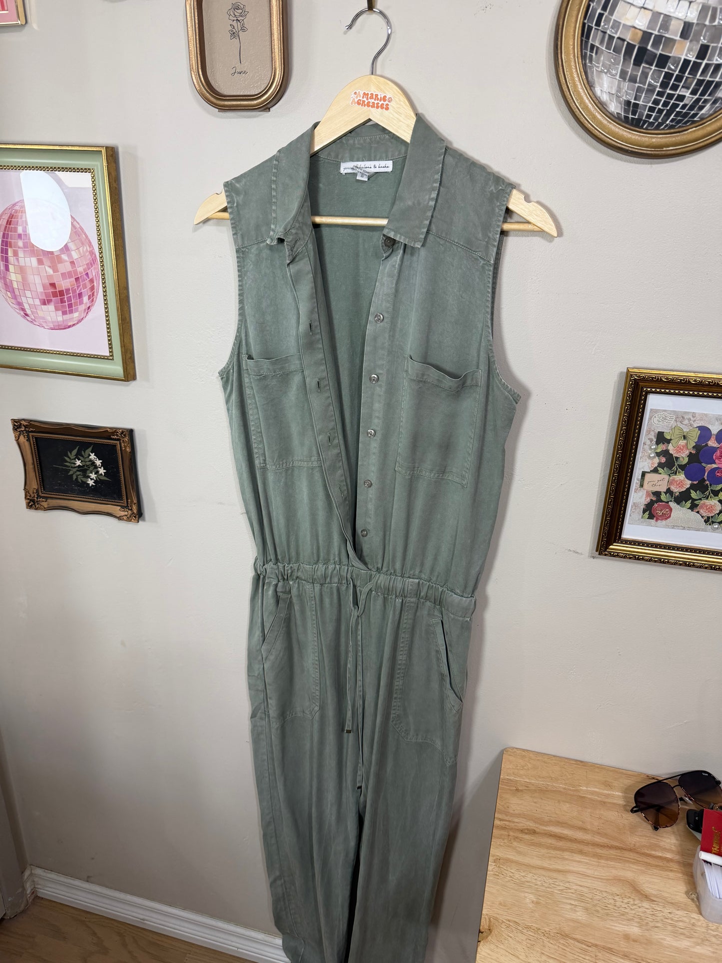 Small Sage Green Jumpsuit