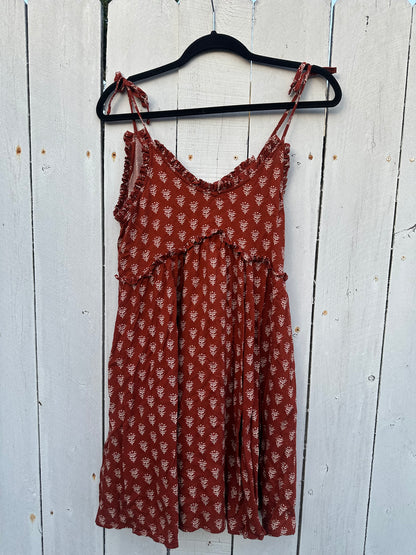 Medium Rust Leaf Dress