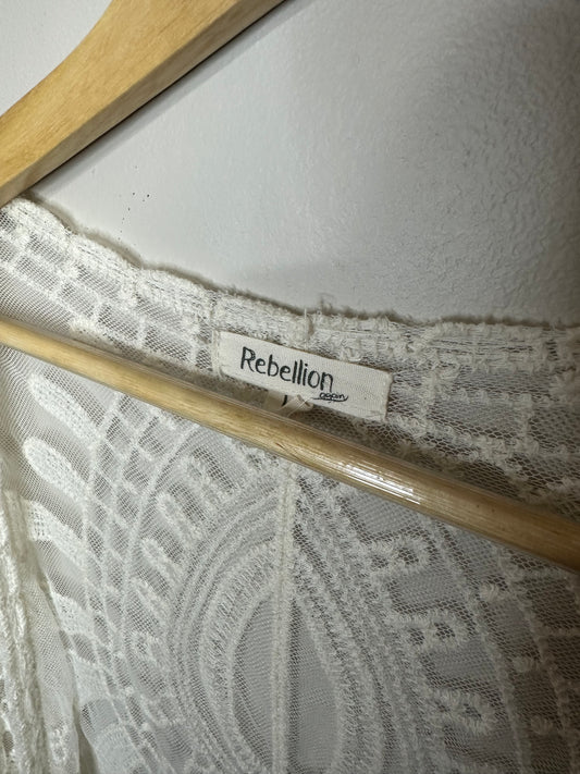 Large Lace Kimono (Longer Sleeve)