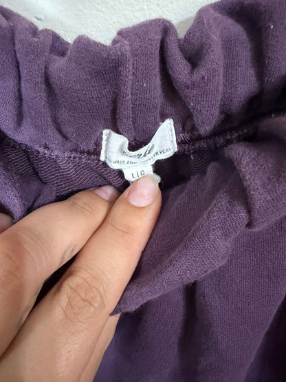 Large Purple Jogger Sweatpants *small call out