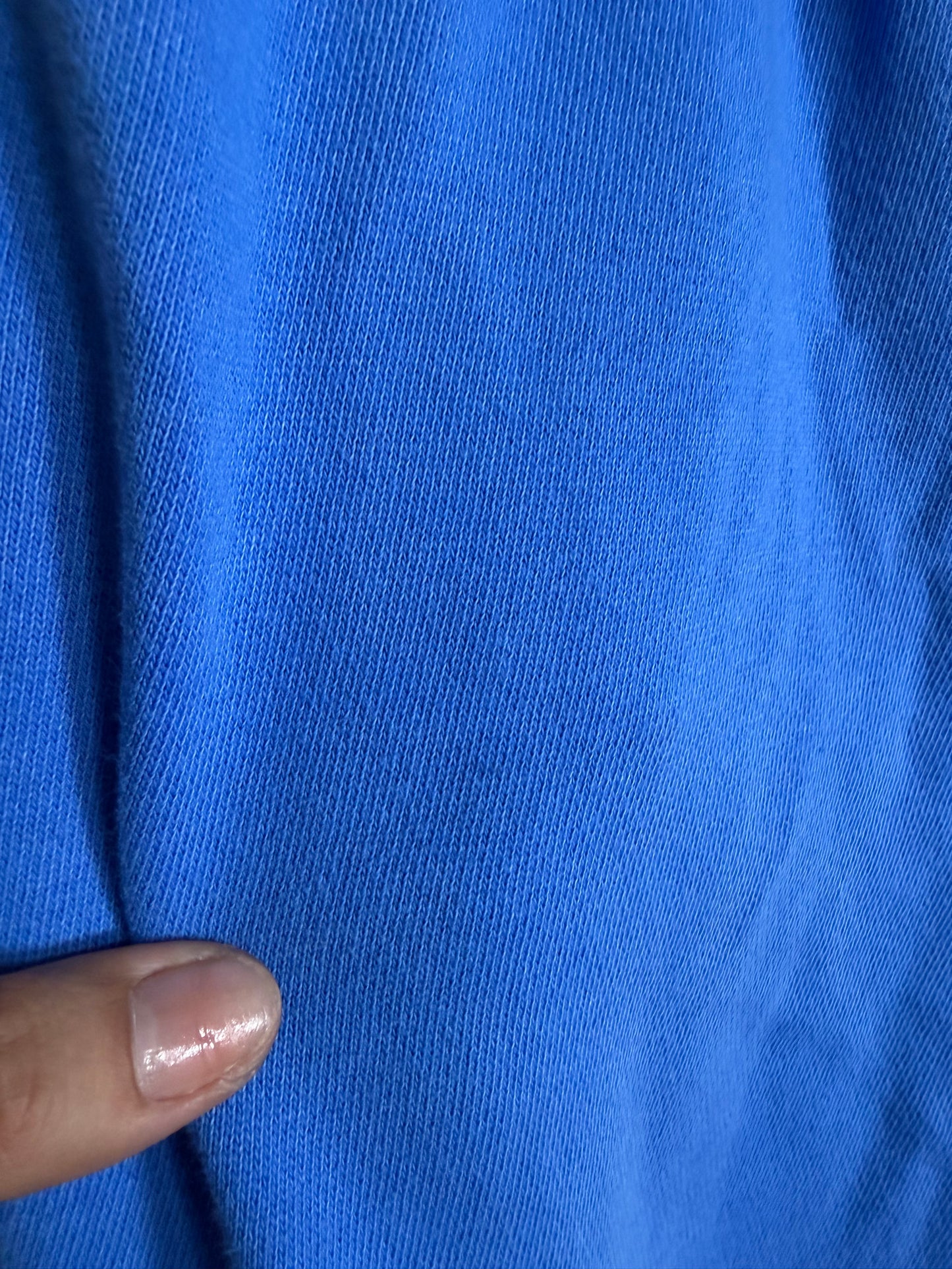 Small Royal Blue Sweatpants w/ Raw Hem