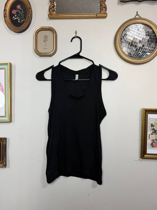 Medium Black Stretchy Tank Top
