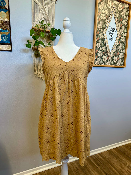 Large Mustard Dress
