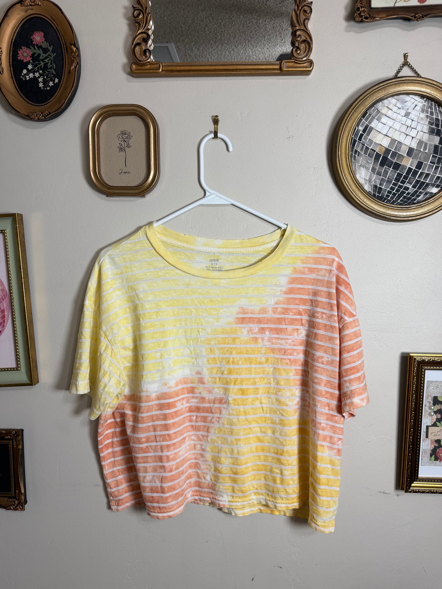 Small Summer Tie Dye Boxy Tee