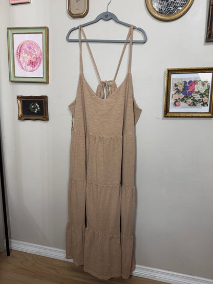 3x NWOT Tan Maxi Dress